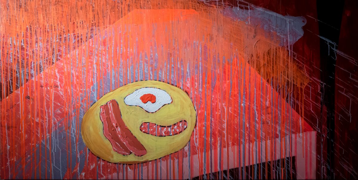 Painting 'Regional Breakfast' by Will Alsop RA is the top reward of our LSA Bursary appeal